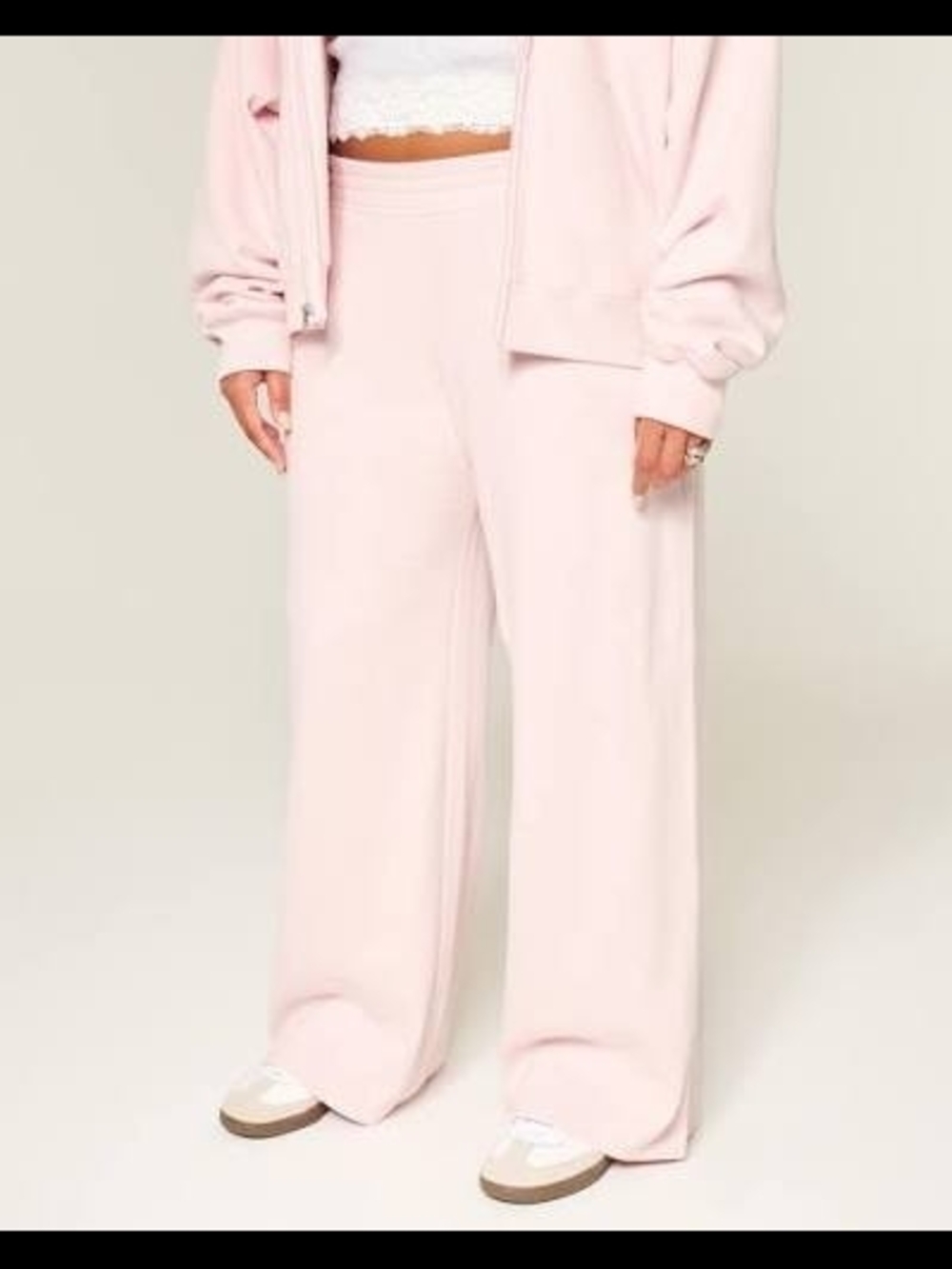 Hollister Lilac Baggy Wide Leg Sweatpants XXS SHORT